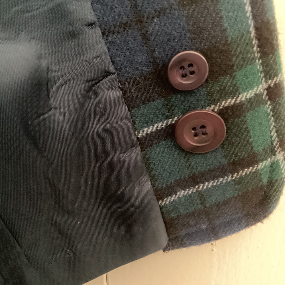 PENDLETON WOOL PLAID TARTAN JACKET BLAZER USA 14 - Picture 6 of 7